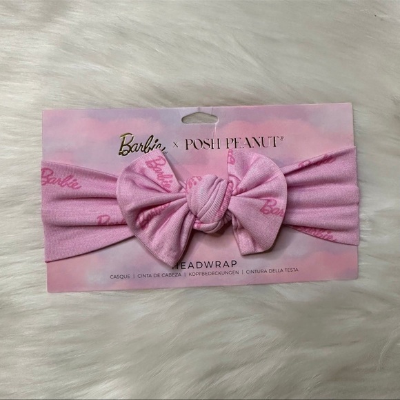 Posh Peanut Pastel Barbie headwrap bow baby toddler girl pastel Barbie 0-3 month - Picture 1 of 1